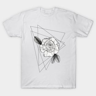 Pointillism flower T-Shirt